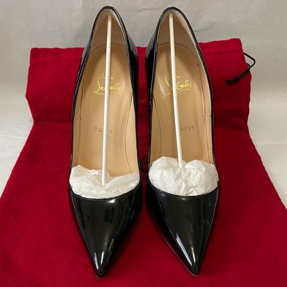 Christian Louboutin So Kate’s in 120mm. Glossy Black patent. EU38 - Picture 2 of 10